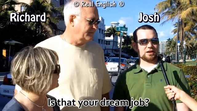 Real English 24 B - Dream Job With Subtitles