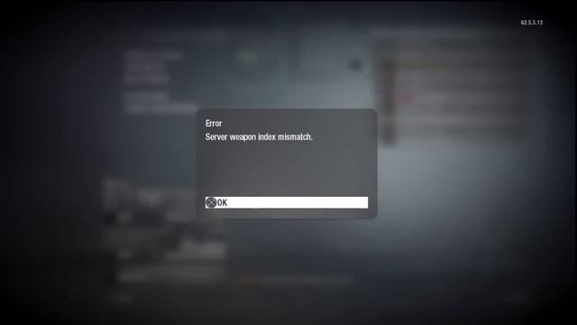 COD Black Ops Error l Server Weapon Index Mismatch? [HD] смотреть онлайн