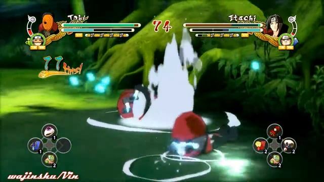 (PS3) Akatsuki Tobi vs Akatsuki Itachi Naruto Ultimate Ninja Storm 3 смотреть онлайн