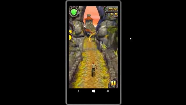 Temple run 2 - Nokia Lumia 630 смотреть онлайн