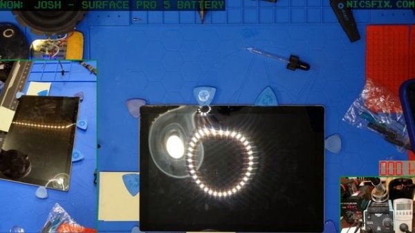 Early Morning Microsoft Surface Pro 5 Battery Replacement (Part 1: Disassembly)