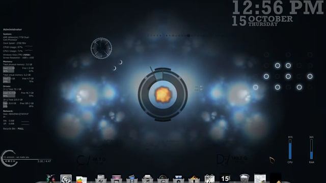 Animated desktop from winamp.. смотреть онлайн