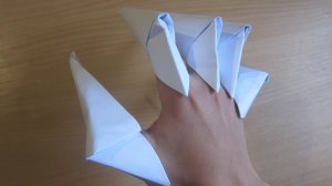 как сделать когти из бумаги