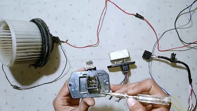 How To Test Car Ac Resistor Blower fan switch | ac resistor blower wiring | how work 1234 speed смотреть онлайн