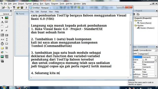Cara membuat ToolTip Gaya Balloon dengan Visual Basic 6 0 смотреть онлайн