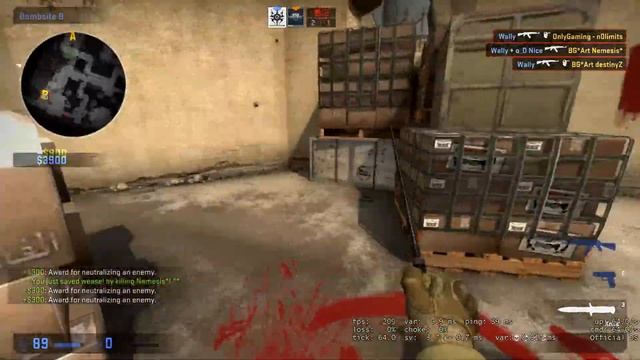 CS:GO - Dust 2 3k Retake смотреть онлайн