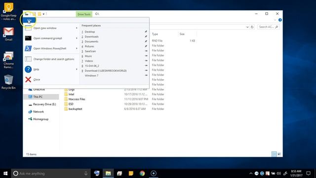 Show Hidden Files and Folders on Windows 10 смотреть онлайн