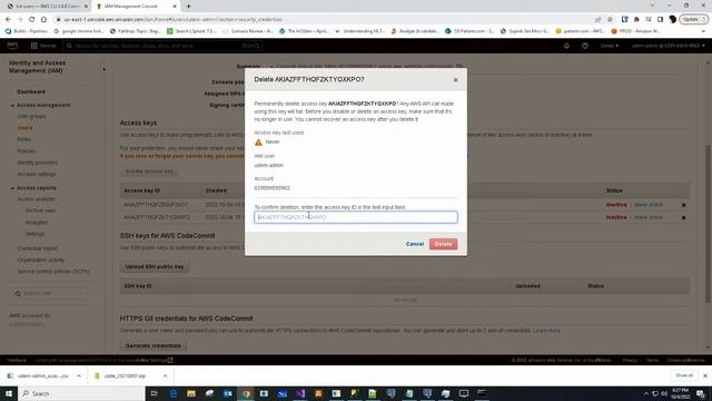 How To Delete Access Keys in AWS Console смотреть онлайн