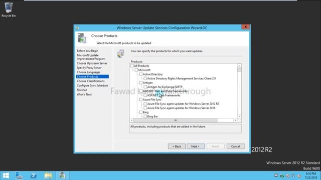 How to Run Through Initial Confiuguration of WSUS -Step by Step смотреть онлайн