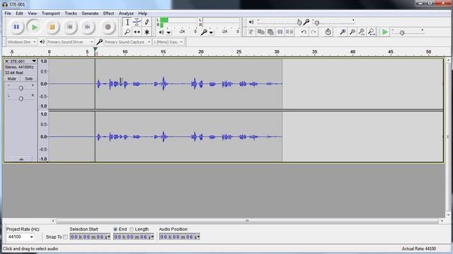 Basic Audio Editing Using Free Audacity Software - Part 5: Delete, Silence and Hot Keys смотреть онлайн