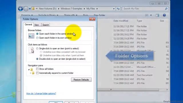 How to access Folder Options in Windows 7 смотреть онлайн