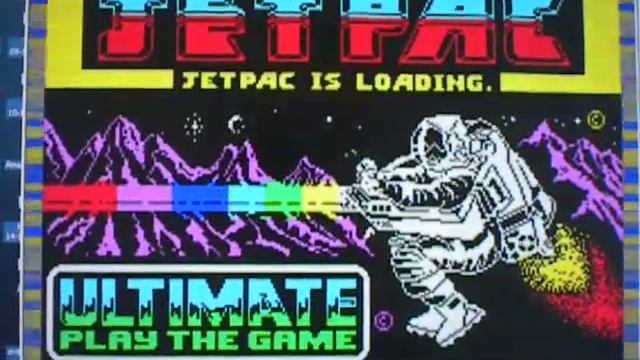 JETPAC Loading ZX Spectrum - EMULATOR смотреть онлайн