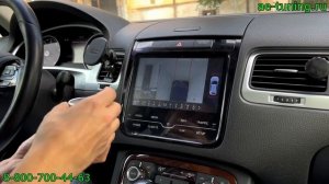 Магнитола и круговой обзор для Volkswagen Touareg NF