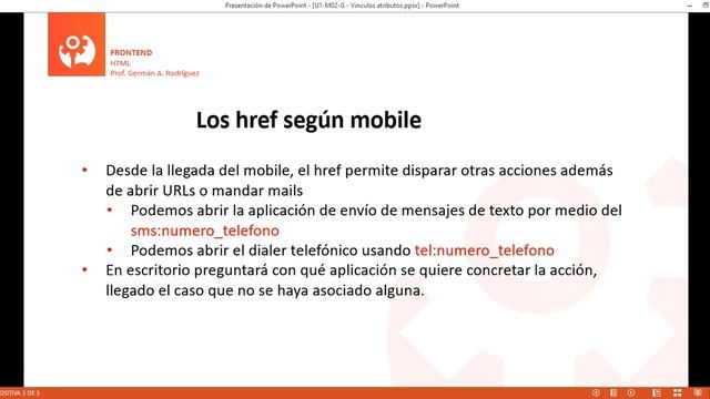 Curso FrontEnd U1·13 - Valores para el href de los vínculos - HTML смотреть онлайн