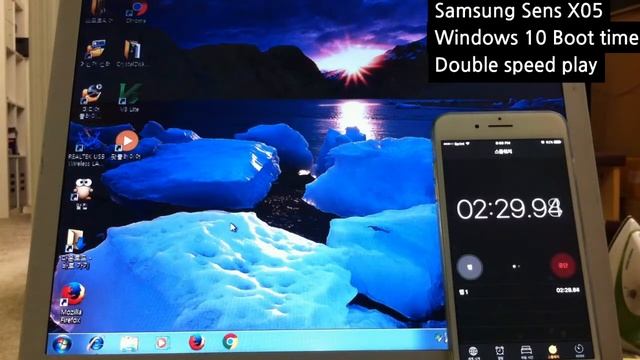 Samsung Sens X05(Jump2) Windows 7 Boot time смотреть онлайн