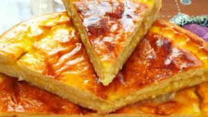 Лимонный пирог на дрожжевом тесте.