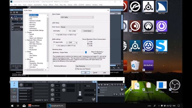 Samplitude Access-Setting Audio And Midi Devices смотреть онлайн
