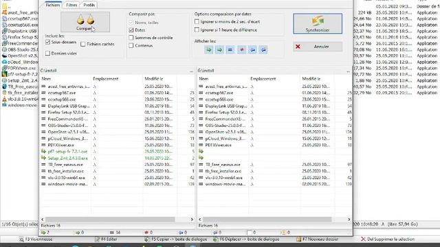 Freecommander synchronisation de répertoire смотреть онлайн