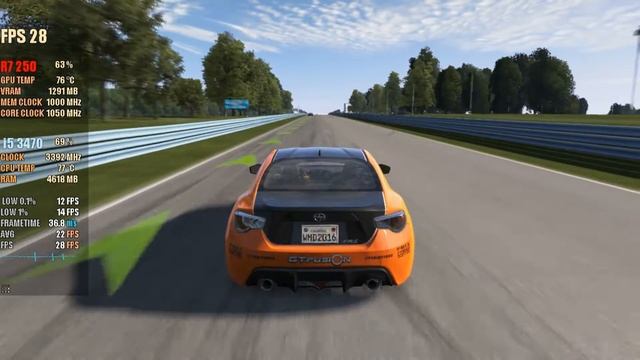 Project CARS | R7 250 2GB + i5 3470 & 8GB RAM | 720p,1280x720 | HIGH SETTINGS смотреть онлайн