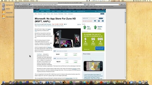 Mac vs. Pc: A Zune App Store???? NO, Sorry... Your Gonna Use Windows Mobile for That. смотреть онлайн