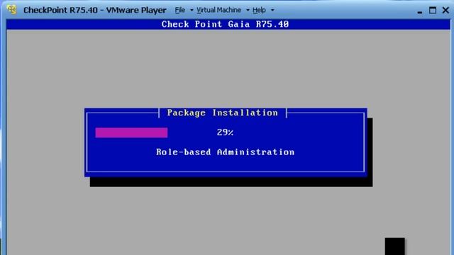 Check Point R75.40 Gaia OS installation - part 1 смотреть онлайн