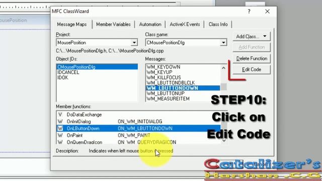 Mouse position, using Microsoft Visual C++ 6.0 with limited steps for BSC & BCA Lab program смотреть онлайн
