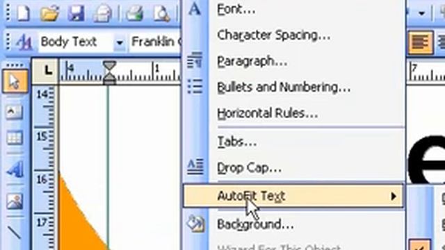 Microsoft Office Publisher 2003 Fit text automatically into a text box смотреть онлайн