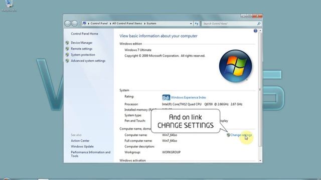 Windows 7 Ultimate 64 bit - How to change computer description - www.vid4.us смотреть онлайн