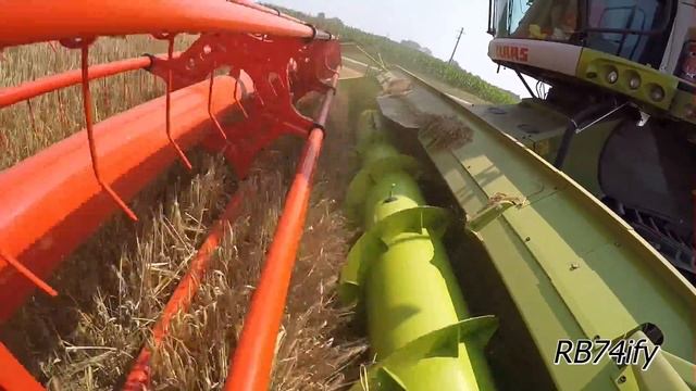 2017 BARLEY HARVEST - CLAAS Lexion 760 TerraTrac Stage IV VARIO 620 смотреть онлайн
