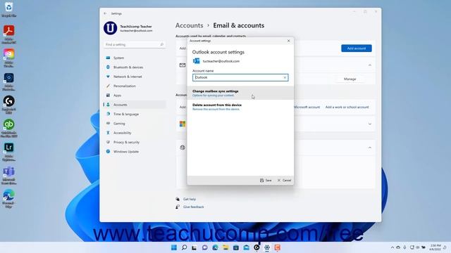 Learn How to Change the Email & Accounts Settings in Windows 11: A Training Tutorial смотреть онлайн