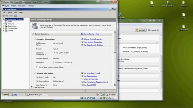 Instalacja Active Directory, DNS i DHCP na Windows Serwer 2008. смотреть онлайн