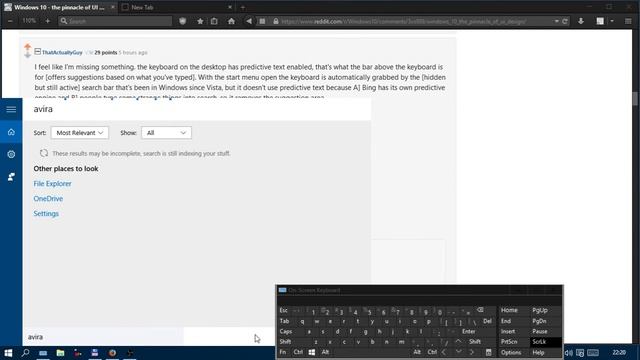 Windows10 Startmenu vs OSK смотреть онлайн