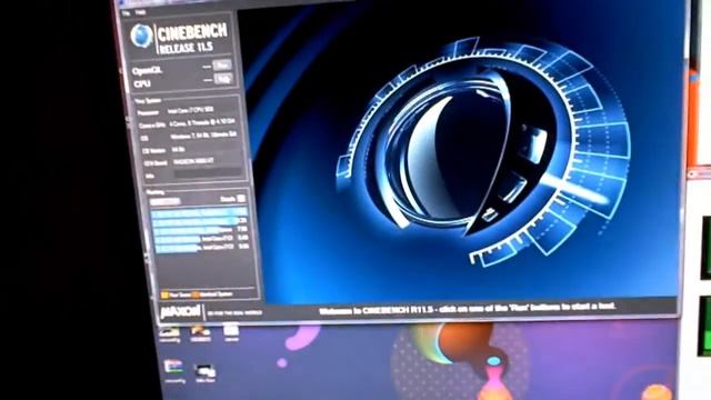 New Cinebench 11.5 Running on i7 @ 4.3 Ghz смотреть онлайн