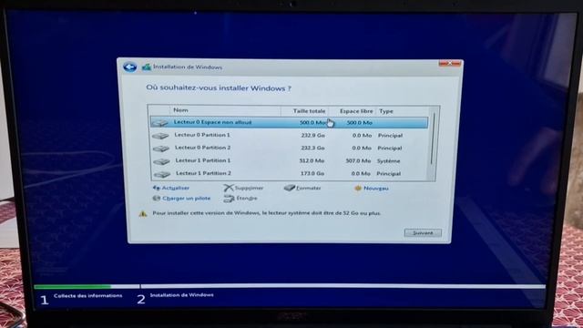 Deux disques durs WINDOWS et LINUX смотреть онлайн