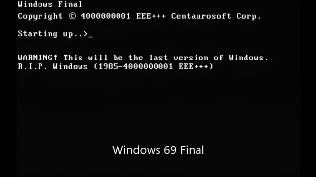 Windows Final Startup Sound - Windows 69 Final смотреть онлайн