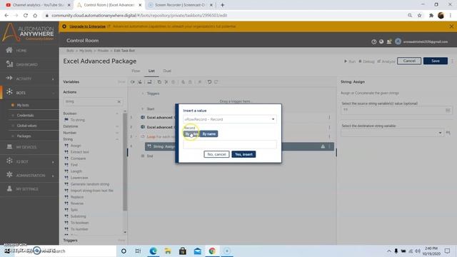 Store CSV Data to List Variable | A2019 Automation Anywhere смотреть онлайн