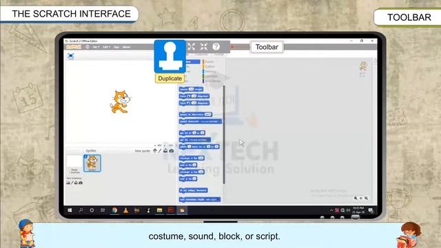 Toolbar in Scratch смотреть онлайн