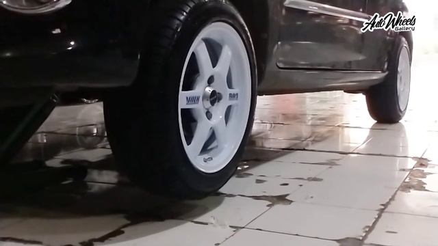 Modifikasi Daihatsu AYLA TE37 15" by rh Wheels at Auto Wheels Gallery смотреть онлайн