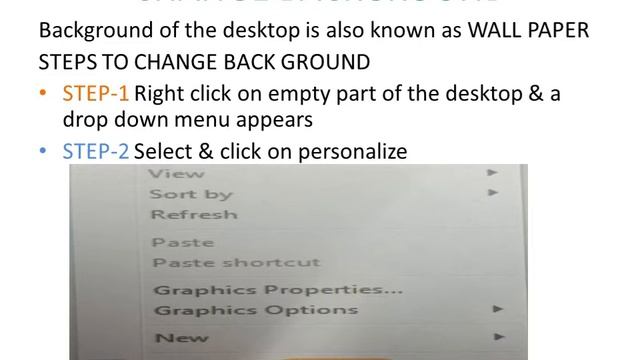 PERSONALIZE DESKTOP CLASS 4th PART 1 смотреть онлайн