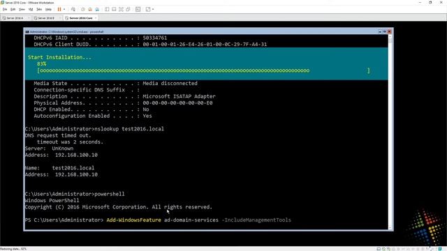 Installing a new Server Core Domain Controller into an existing Domain/Forest смотреть онлайн