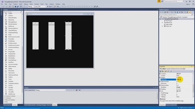 Visual Basic .NET : Change Form Background Color Using VscrollBar смотреть онлайн