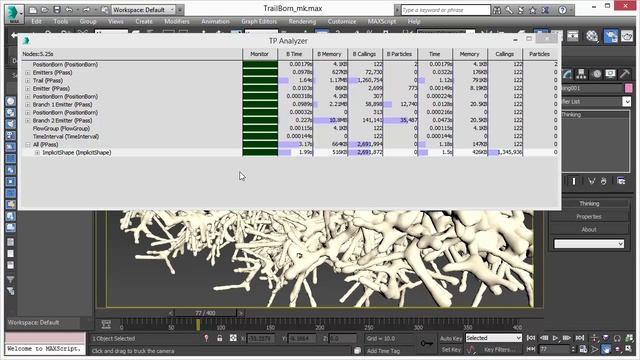 thinkingParticles 6 Analyzer Tool - debug the more complex on one window смотреть онлайн