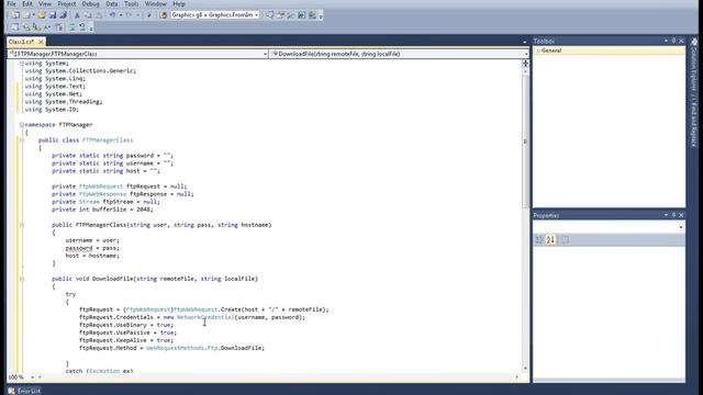 C# advanced FTP Manager Class library part 1 смотреть онлайн