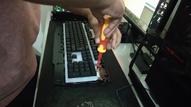 HOW TO FIX MSI GK40 Gaming Keyboard Unresponsive Keys!!! смотреть онлайн