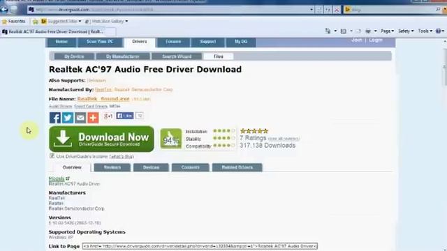 How To: Download and Install Realtek AC'97 Audio Driver (Windows 10, 8, 7, XP & more) смотреть онлайн