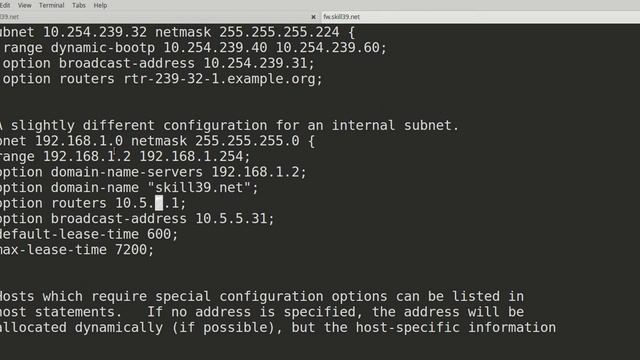 Debian Tutorial : DHCP Server Configuration смотреть онлайн