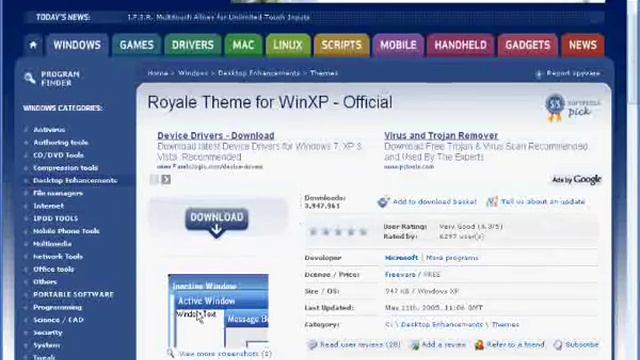 Windows XP Media Center Edition Theme Download For Any Version of Windows XP FREE DOWNLOAD! смотреть онлайн