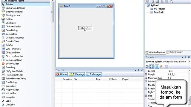 Tutorial Visual Basic 2008: Membuat Program Aplikasi смотреть онлайн