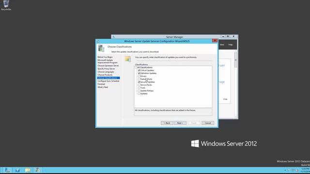 Install WSUS Step By Step on Windows Server 2012 смотреть онлайн