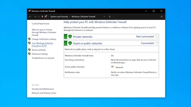 How to Disable/Enable Windows Firewall on Windows 11 смотреть онлайн